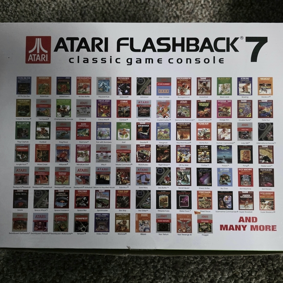 Atari Flashback 7 Classic Game Console - Black